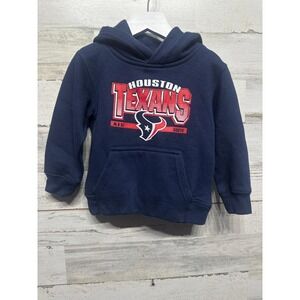 Outerstuff Football Hoodie Toddler 2T Navy Houston Texans Graphic Sporty EUC